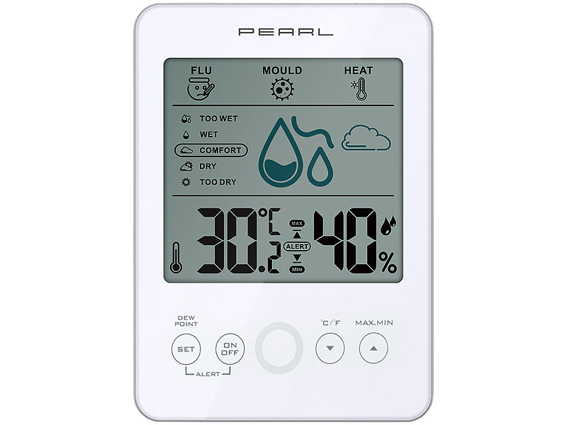 ; Digitale Thermometer/Hygrometer 